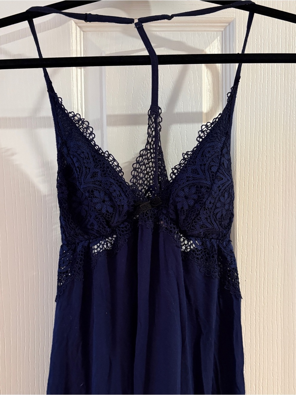 Victoria's Secret Wine Lace-Trim slip dress
